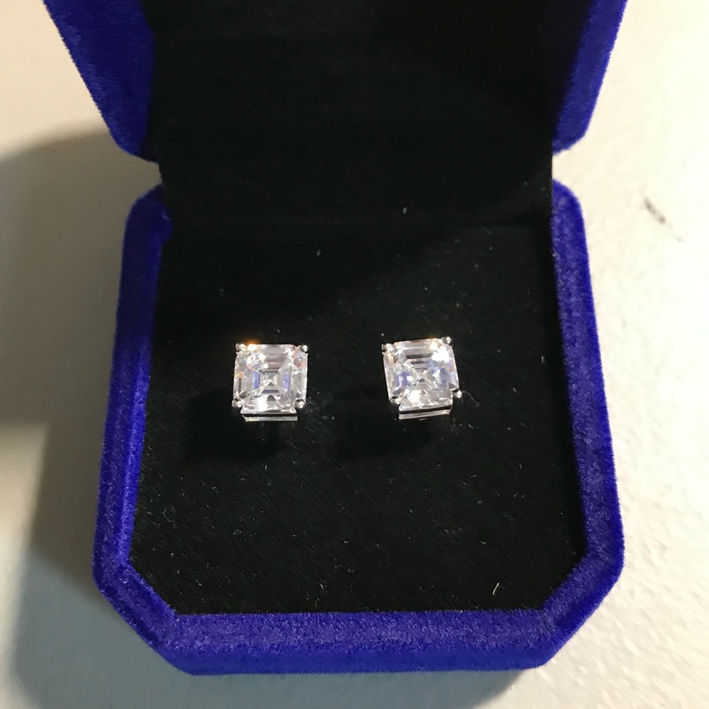 1.5ct Asscher Earrings - Picture 7 of 12